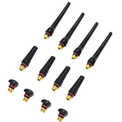 WP-17/18/26 Сварный факел из латуни и пластика 12 штук TIG Back Cap Kit 57Y02 57Y03 57Y04