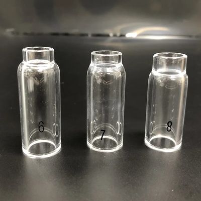 Поддержка OEM UPPERWELD 10NQ-6 7 8 Прозрачное стеклянное сопла Tig аксессуары для Tig сварного факела