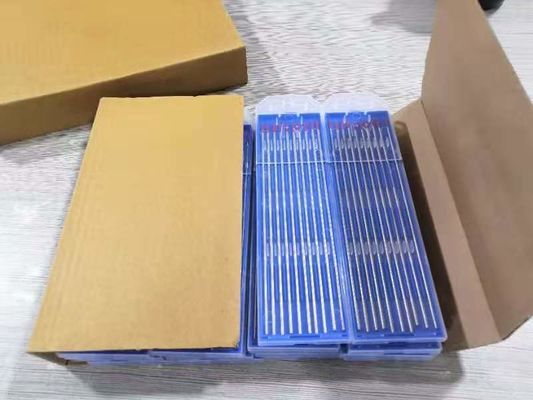 2% Lanthanated TIG 1/16 3/32 1/8 дюйма x 7 10 Пакет WC20 BLUE Сварные вольфрамовые электроды