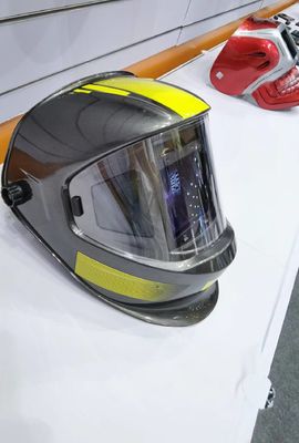 Автомобильный темный шлем для сварки с сварным факелом и легким полусферным линзом 4C