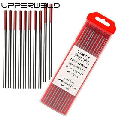 Красный цвет 2% торированный 3/32&quot; x 7&quot; WT20 TIG Сварные вольфрамовые электроды Вольфрамовые стержни