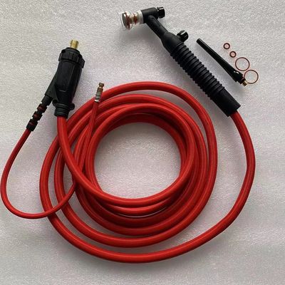 Черный 250AMP Большой шампанский Прозрачный сосуд воздушно-охлаждаемый Тиг Сварный факел комплект WP26FV-R-20FT