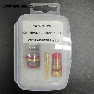 Stubby Gas Lens WP17 18 26 3,2 мм стеклянный комплект для Wp17/18/26 Tig