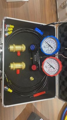 R744 Автомобильный многоуровневый габаритный набор с быстрой сцепкой для универсальной автомобильной установки кондиционирования воздуха