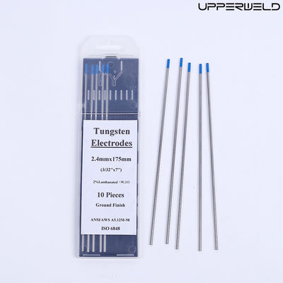 2.4mm*175mm Синий ТУНГСТЕН Электроды 10-пакет для постоянного тока / переменного тока TIG сварки