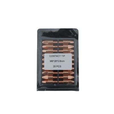 M6 28 0,8MM Газовая мощность Медь Миг Сварный факел Аксессуары для эффективности сварки