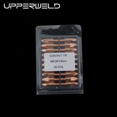 M6 28 0,8MM Газовая мощность Медь Миг Сварный факел Аксессуары для эффективности сварки
