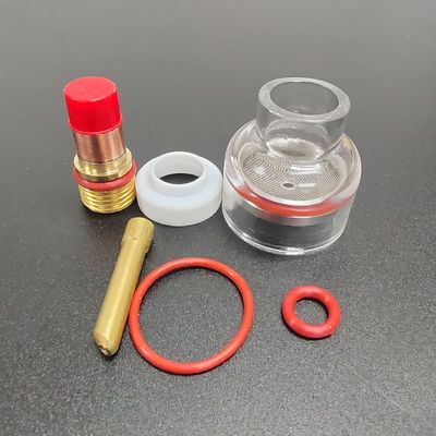 Лучшее покрытие газом гарантировано аксессуарами TIG Champagne Clear Nozzle Kit 54NQCN