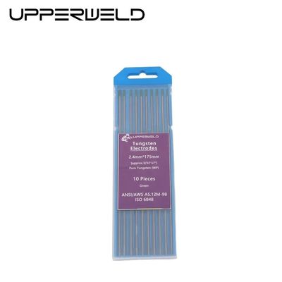 Поддержка OEM UPPERWELD WP TIG Сварные вольфрамовые электроды 10-пакет 175 150 мм 2,4 мм 3/32 дюйма