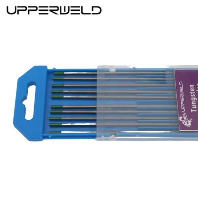 Поддержка OEM UPPERWELD WP TIG Сварные вольфрамовые электроды 10-пакет 175 150 мм 2,4 мм 3/32 дюйма