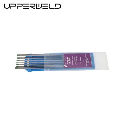 Поддержка OEM UPPERWELD WP TIG Сварные вольфрамовые электроды 10-пакет 175 150 мм 2,4 мм 3/32 дюйма