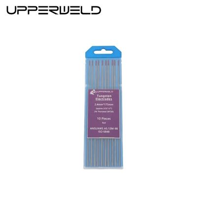 WT20 Вольфрамовые электроды для сварки TIG 2% Thoriated Red 10-Pack 175 2,4 мм 3/32 дюйма