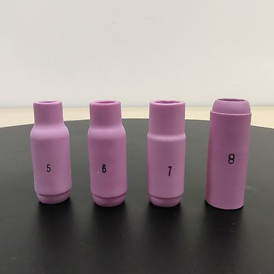 Верхний WP17 18 26-10N 17Kit Газовая линза Алюминиевая сосна Задняя чашка TIG Сварные аксессуары Комплект воздухоохлаждение