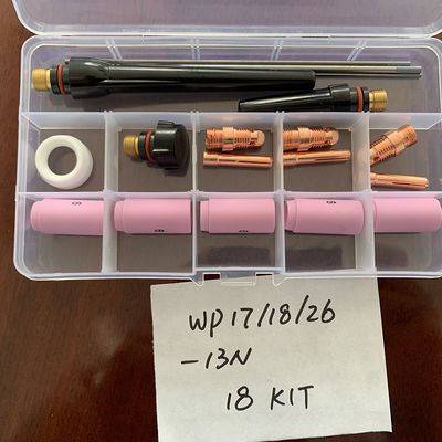 Комплект расходных материалов для сварного факела TIG для PTA DB SR WP 17 18 26 13N 53N 54N