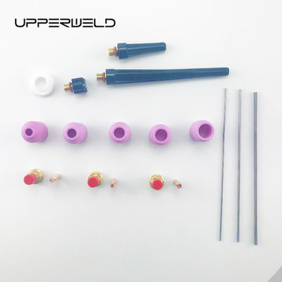 WP17 18 26 -53N 18KITS Керамический стеклянный стаканный комплект Легкая эксплуатация Сварный факел Газовые линзы Сбор