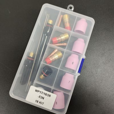 TIG Факел сварка аксессуары Газовая линза корпус коллет для замены WP17 18 26-53N 18KIT