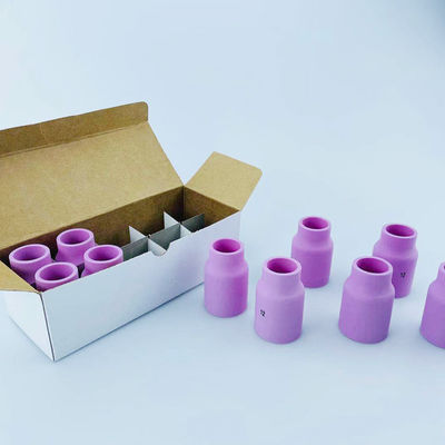 10Pcs TIG сварщик Факел аксессуары для сварки Розовый Большой газовый линза Чашка Алюминиевая сосна