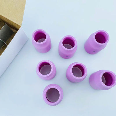 10Pcs TIG сварщик Факел аксессуары для сварки Розовый Большой газовый линза Чашка Алюминиевая сосна