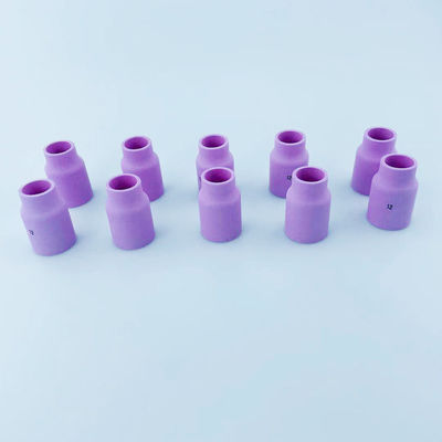 10Pcs TIG сварщик Факел аксессуары для сварки Розовый Большой газовый линза Чашка Алюминиевая сосна