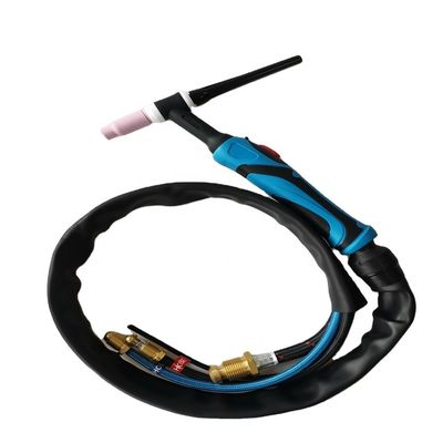Верхний WT-17 10-25EU Газовый аргон Тиг Факел Воздушно-охлаждаемый сварочный пистолет для сварки металлов Черный Красный