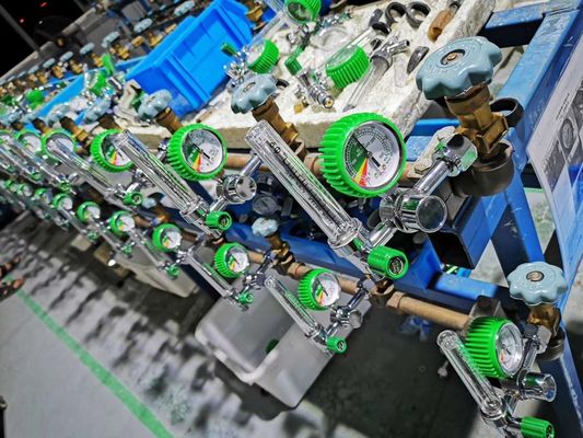 W21.8 G5/8 Регулятор углекислого газа для аквариумов с соленоидным клапаном 3500 PSI