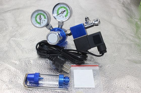 W21.8 G5/8 Регулятор углекислого газа для аквариумов с соленоидным клапаном 3500 PSI