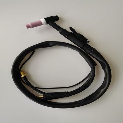 WP-26V-R 35-70 EU Plug TIG Torch kit Воздушно-охлаждаемый сварочный пистолет с газовым клапаном 200A Черный Красный