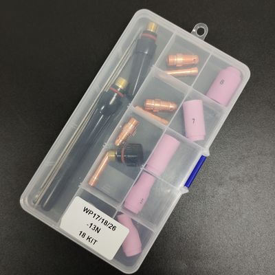 0.28KG Алюминиевый соус коллет корпус электрода изолятор TIG сварочный факел расходные материалы на WP-17/18/26 13N 18 шт.