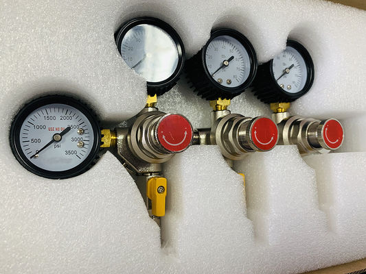 Усовершенствованный стальной двойной ступени давления CO2 проектный регулятор пива для коммерческих