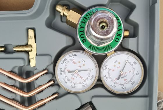Медленный кислород ацетиленовый газовый регулятор сварки режущий факел комплект с 15-футовым двойным шлангом