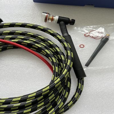 TIG Torch Set Air-Cooled Welding Gun с 4м кабелем 9мм диаметром отверстия черный зеленый 1,2кг