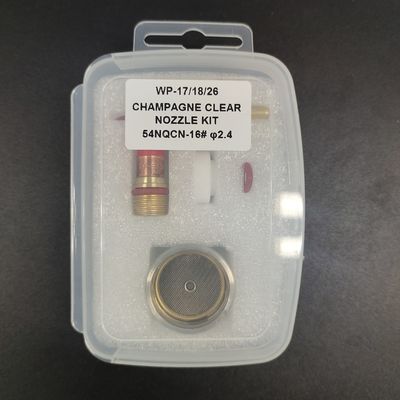 0.05kg 12-14-16-24 Газовая линза 54NQCN TIG Сварные расходные материалы Стеклянная чашка для WP17 18 26
