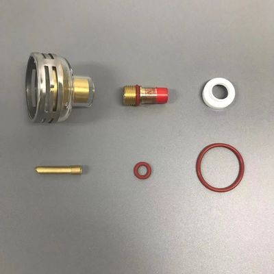 WP-17/18/26 TIG Сварный факел аксессуары 24 Шампанский прозрачный набор со шлангом с защитой