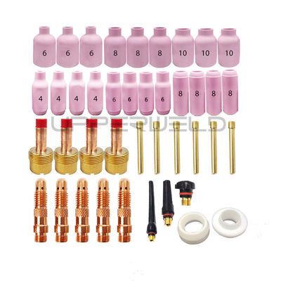 31PCS TIG сварный факел тупые газовые линзы керамический стакан комплект для WP-17/18/26 Большой размер