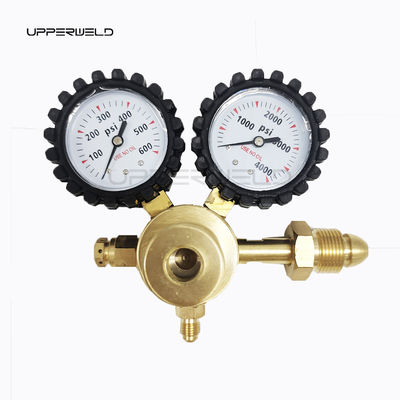 Регулятор азота из латуни 0-600PSI CGA580 Газовой датчик входного соединения для очистки HVAC
