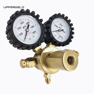 Регулятор азота из латуни 0-600PSI CGA580 Газовой датчик входного соединения для очистки HVAC