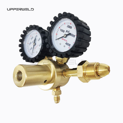 Регулятор азота из латуни 0-600PSI CGA580 Газовой датчик входного соединения для очистки HVAC