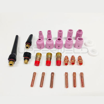 WP-17/18/26 Сварный факел из латуни и пластика 12 штук TIG Back Cap Kit 57Y02 57Y03 57Y04
