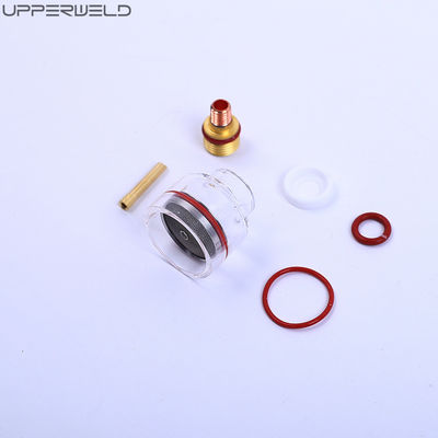 Stubby Gas Lens 10 Pyre Glass Cup Clear Nozzle Kit для WP-17/18/26 Tig Сварный факел