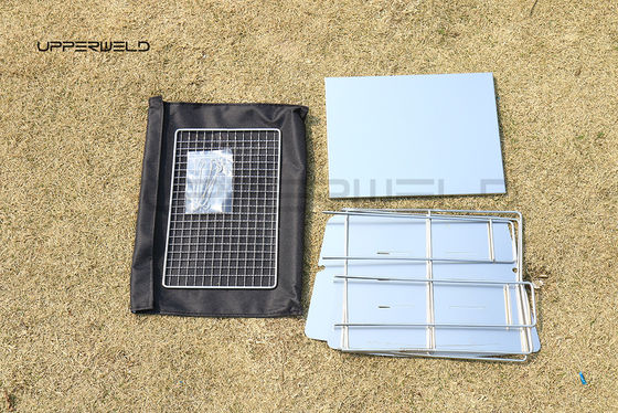 Древесное топливо наружная ультралегкая складная гриль Чистая отделка для портативного барбекю