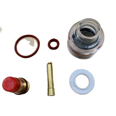 WP-9/20/25 серия верхний TIG сварный факел газовые линзы 10 Glass Pyre Cup Kit для большого комплекта
