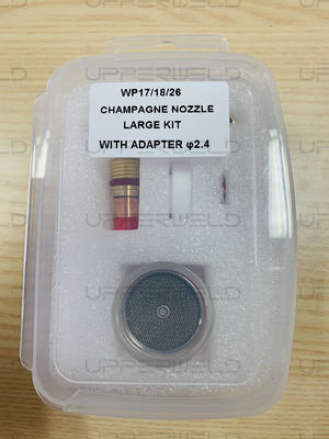 WP-9/20/25 серия верхний TIG сварный факел газовые линзы 10 Glass Pyre Cup Kit для большого комплекта