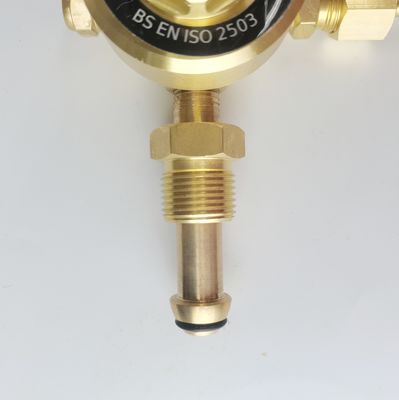 Поддерживаемый ODM British Style Argon Gas Regulator Dual CO2 Flowmeter для сварки высокого давления Mig Tig