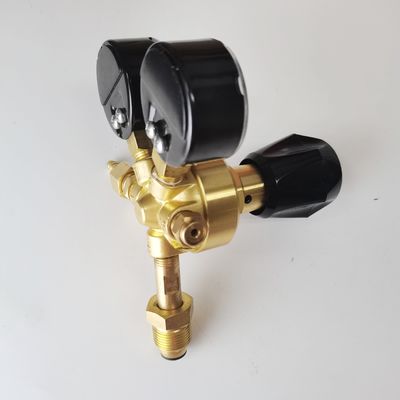 Поддерживаемый ODM British Style Argon Gas Regulator Dual CO2 Flowmeter для сварки высокого давления Mig Tig