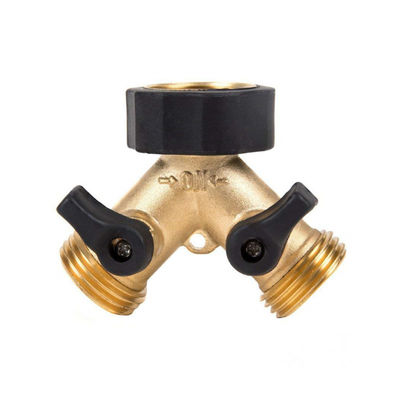 Настройка 4 Way Brass Hose Splitter Connect Fittings Garden Hose Adapter Connector