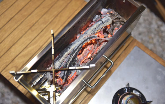 Металлический тип Нержавеющая сталь BBQ полу-единичный зажигательный стол для кемпинга и пикника
