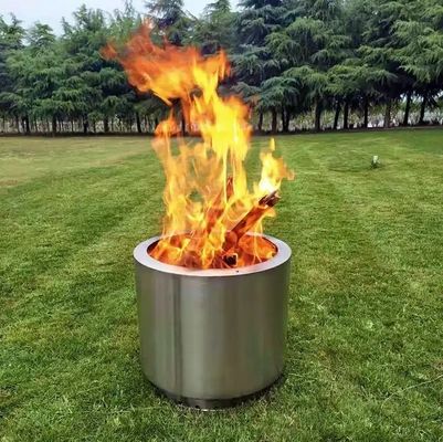 Нержавеющая сталь на открытом воздухе BBQ Древесина Бездымная кухонная печь для пикника Кампинг G.W. 8,2 кг