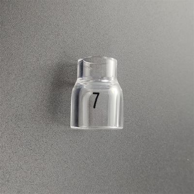 ODM поддерживается UPPERWELD 13NQ11-7 Прозрачный стеклянный сосуд Tig аксессуары для сварного факела