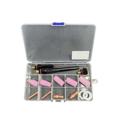 Розовый 16PCS TIG аксессуары сварного факела для долговечных керамических сосудов серии 13N