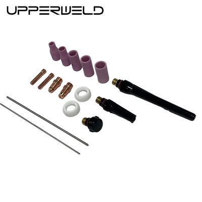 Розовый 16PCS TIG аксессуары сварного факела для долговечных керамических сосудов серии 13N